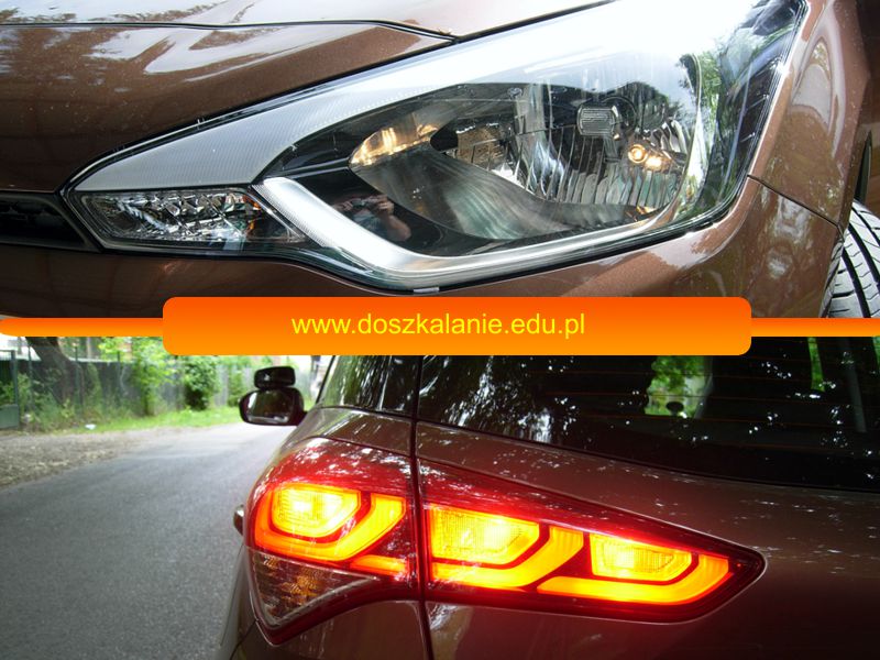 Sprawdzenie działania świateł zewnętrznych w Hyundaiu
